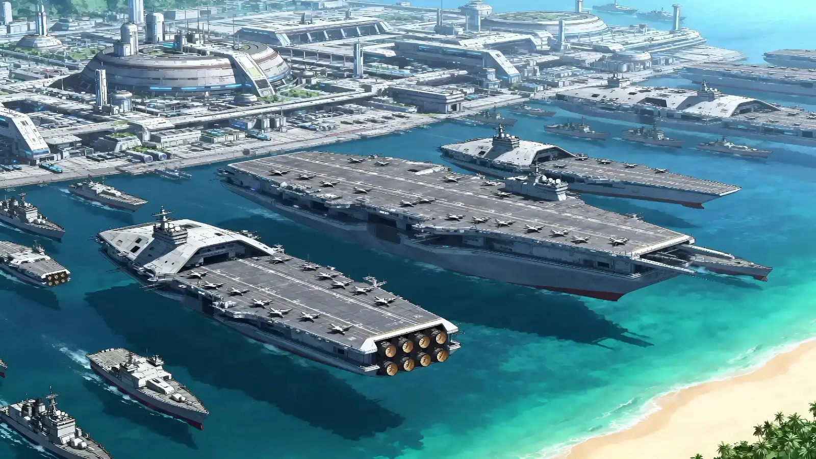 Evolusi Bermula dari Ular Licik: Naga Emas vs Gurita Hitam di Pantai Futuristik