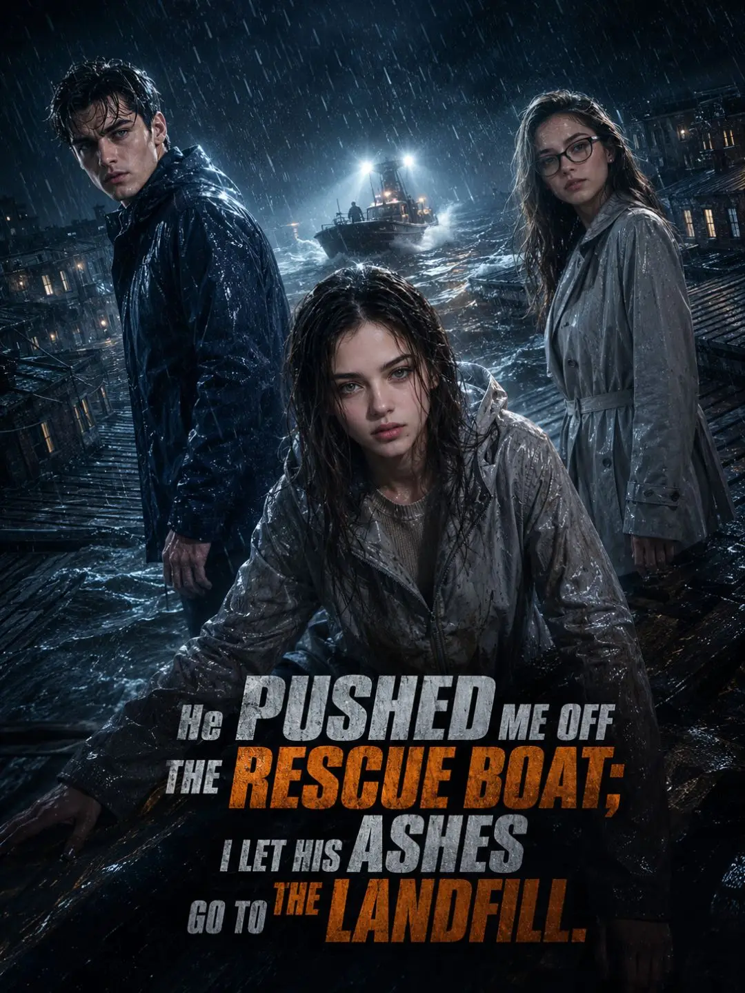 He pushed me off the rescue boat I let his ashes go to the landfill