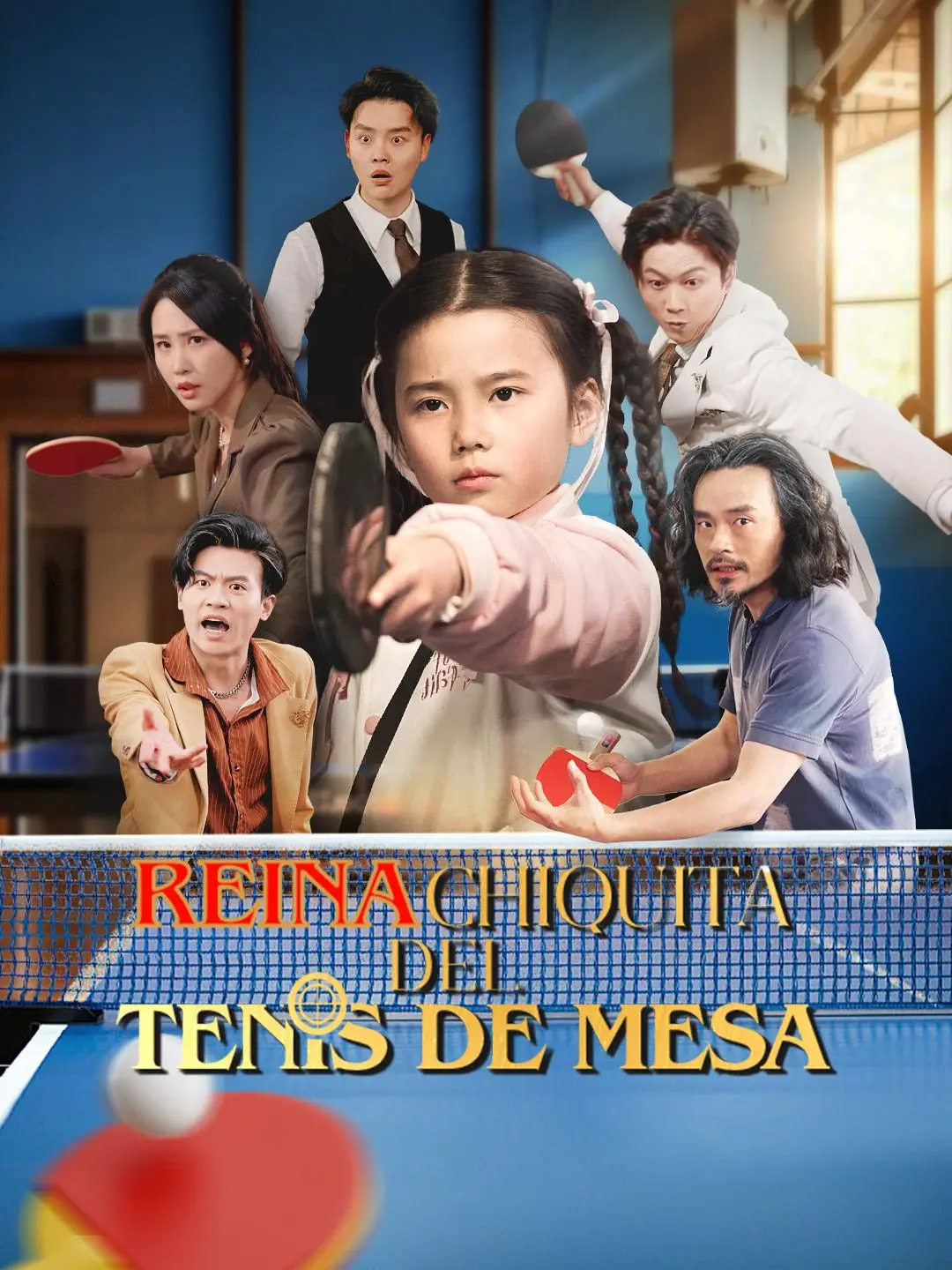 Reina chiquita del tenis de mesa