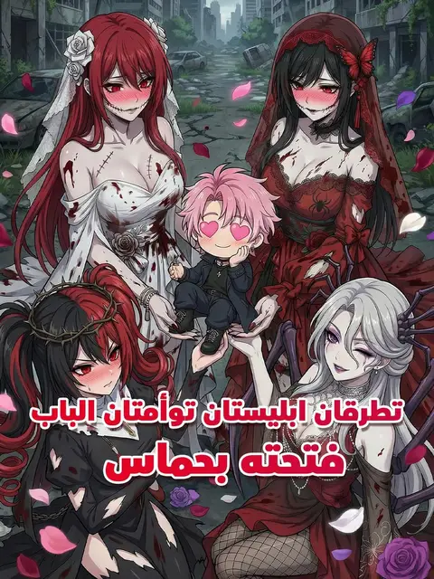 تطرقان ابليستان توأمتان الباب… فتحته بحماس