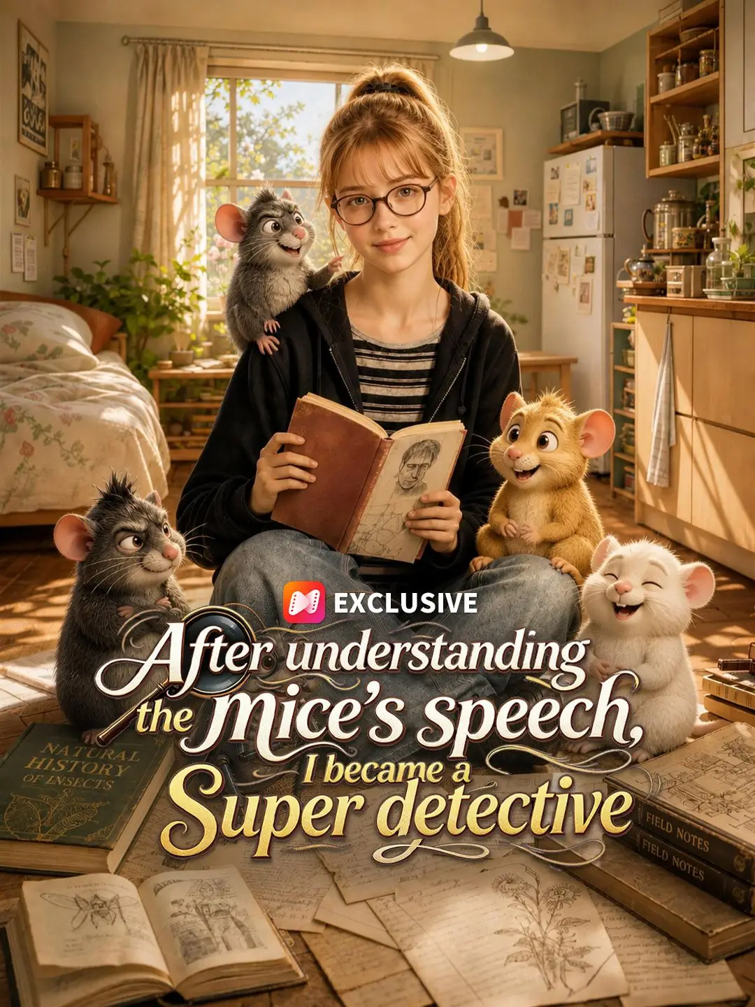 After understanding the mice's speech, I became a super detective