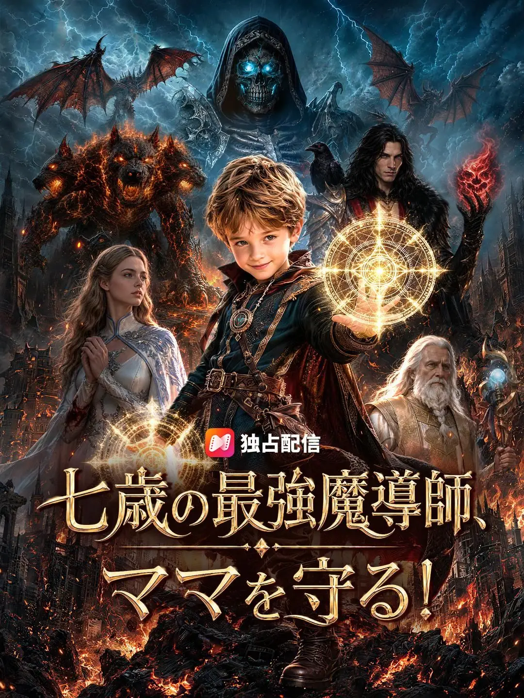 (吹き替え) 七歳の最強魔導師、ママを守る!