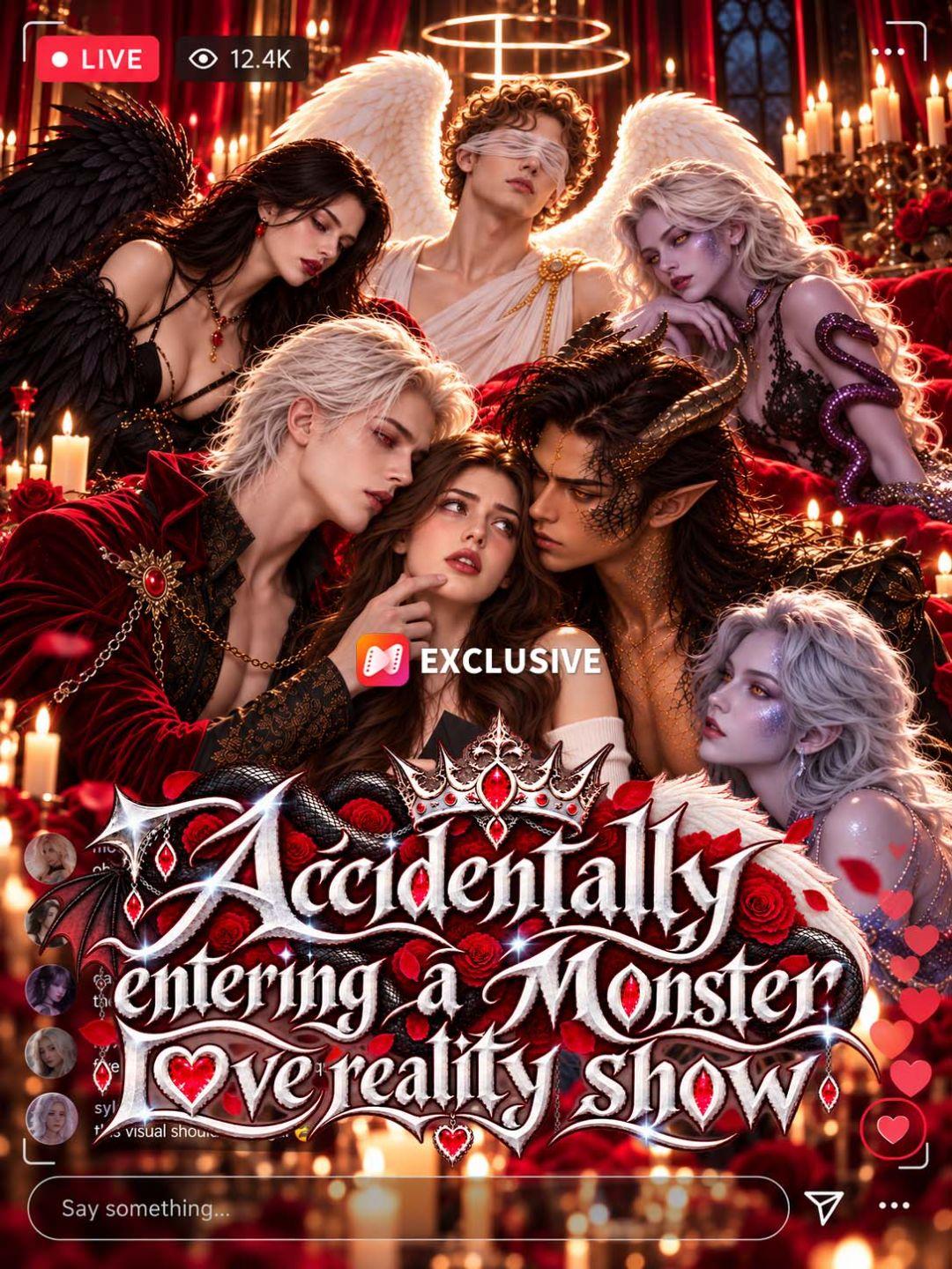 Accidentally entering a monster love reality show poster
