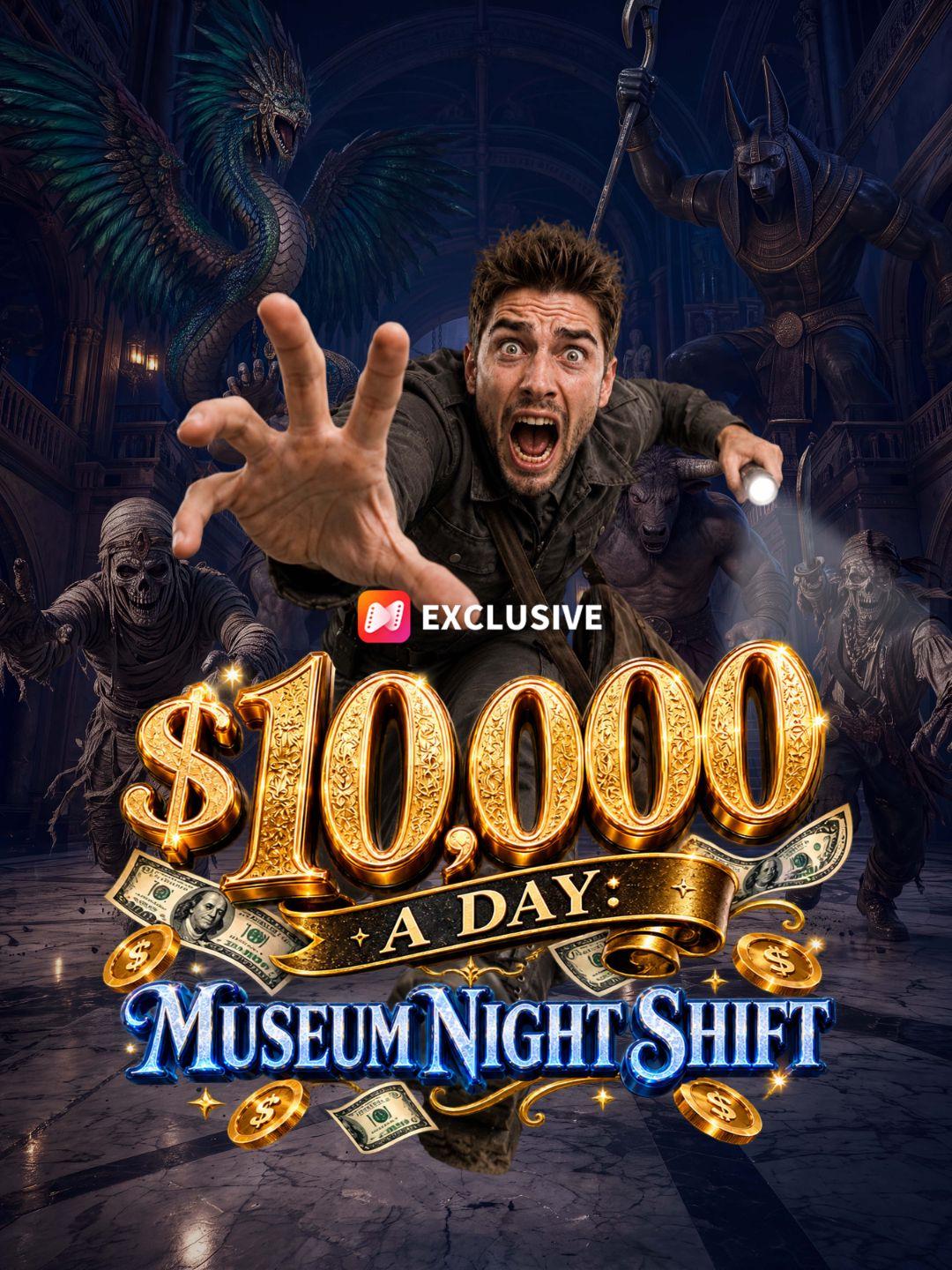 $$10,000 a Day: Museum Night Shift poster