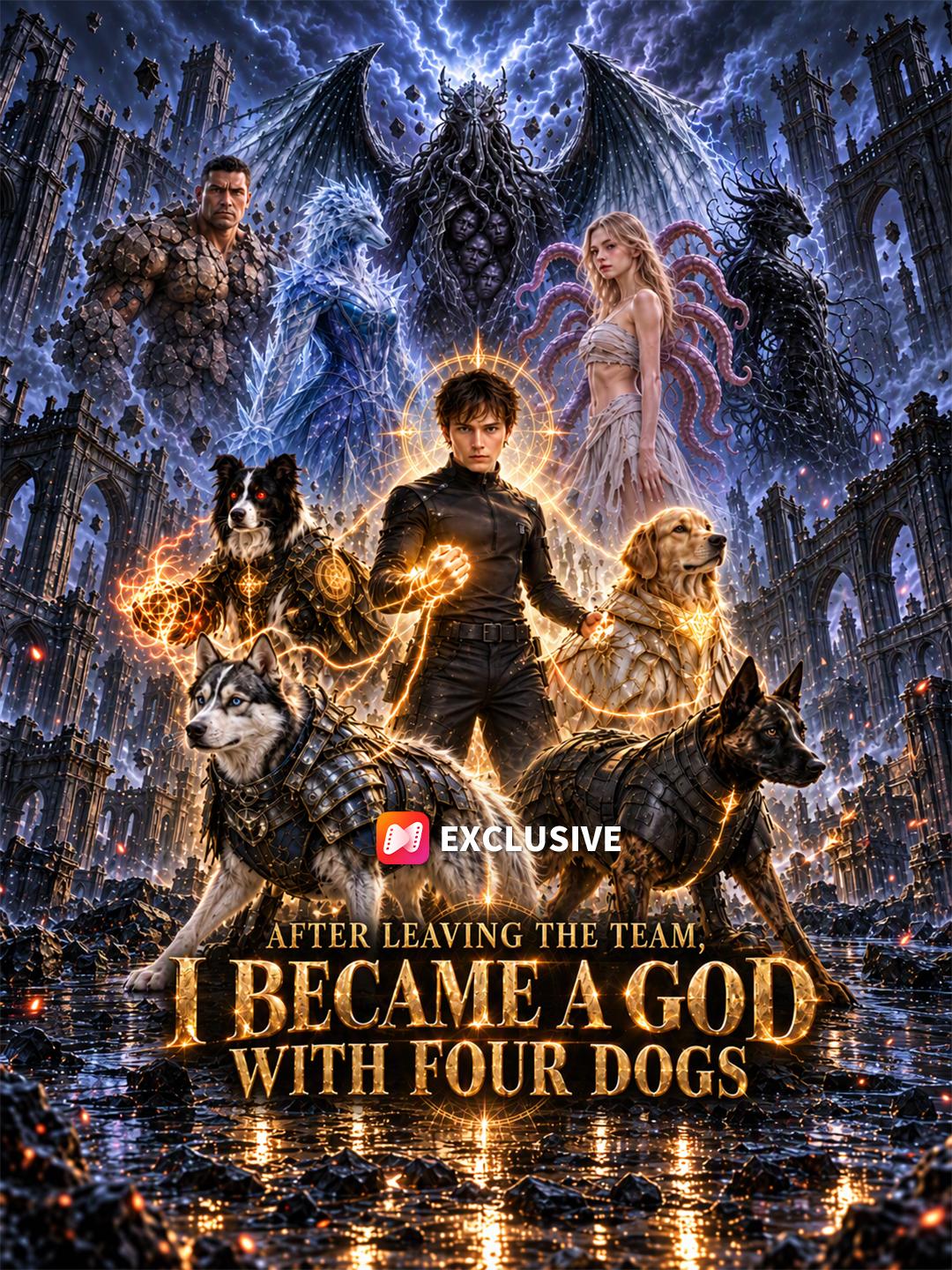 After Leaving the Team, I Became a God with Four Dogs poster