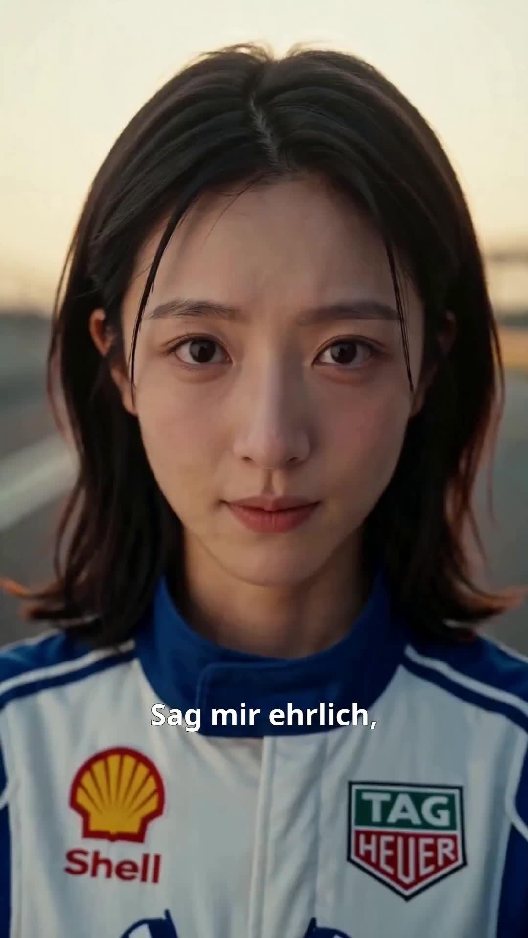 (Synchro) Das Mädchen am Lenkrad