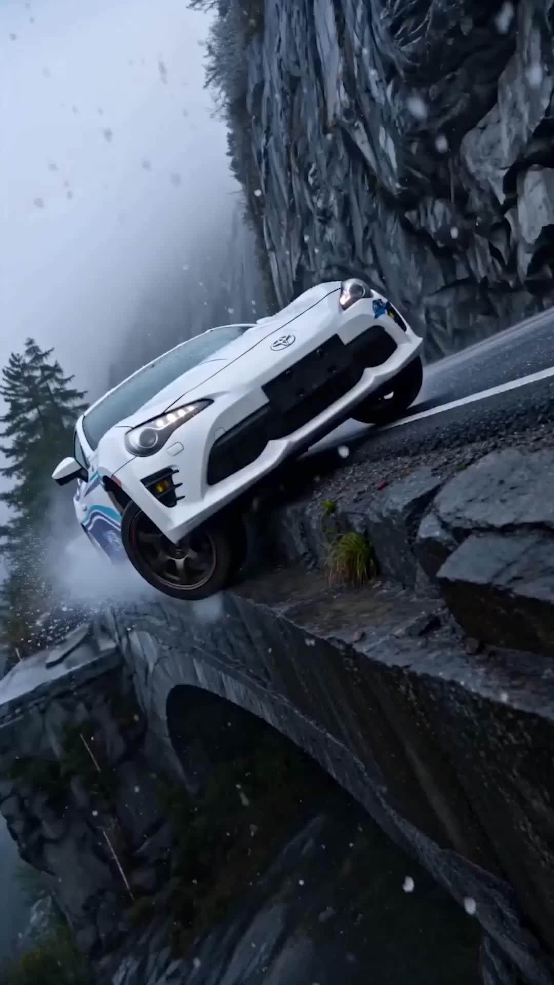 Der Flug des Autos
