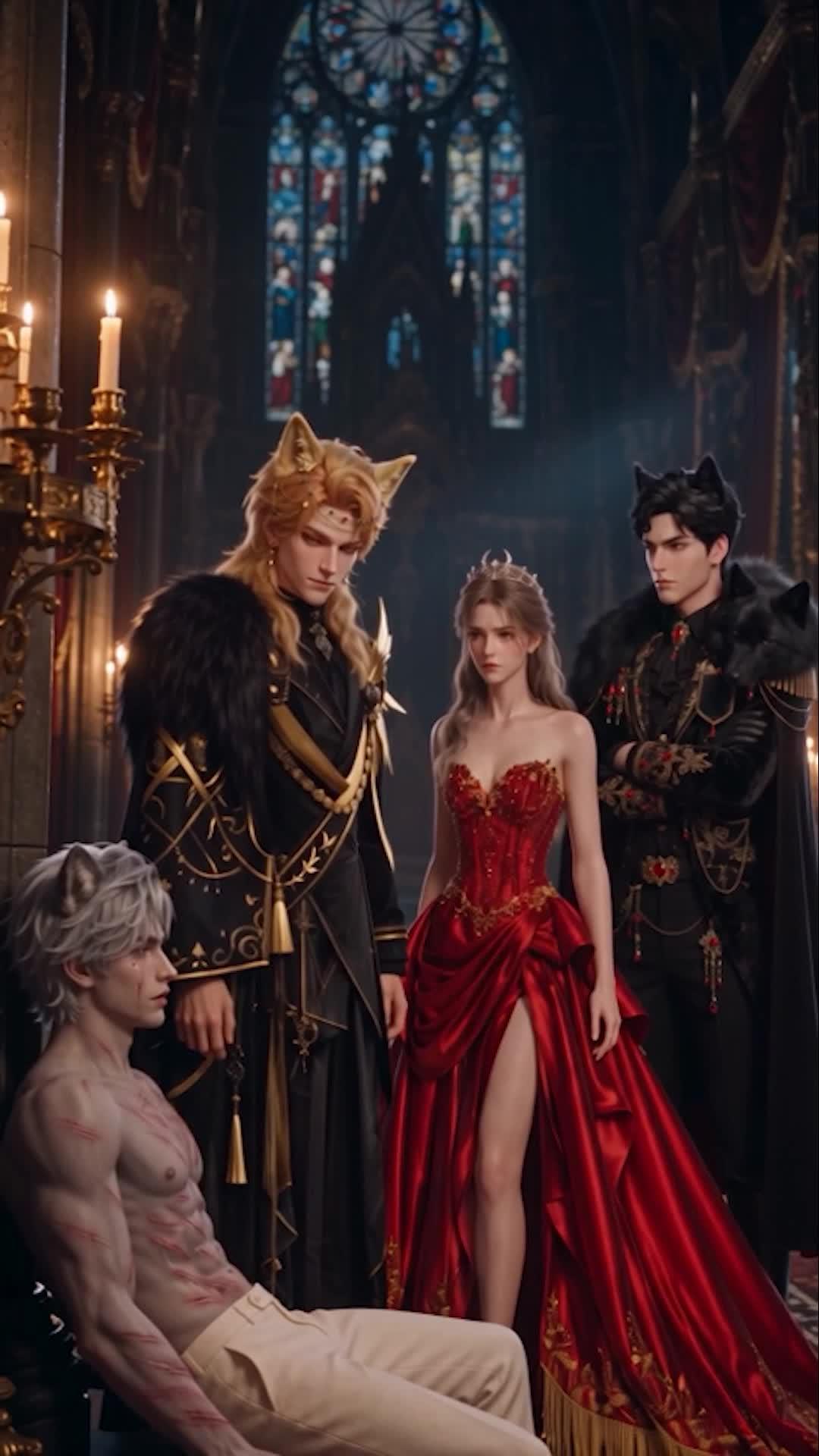 Four Wolf Mates Lured the Waste Princess