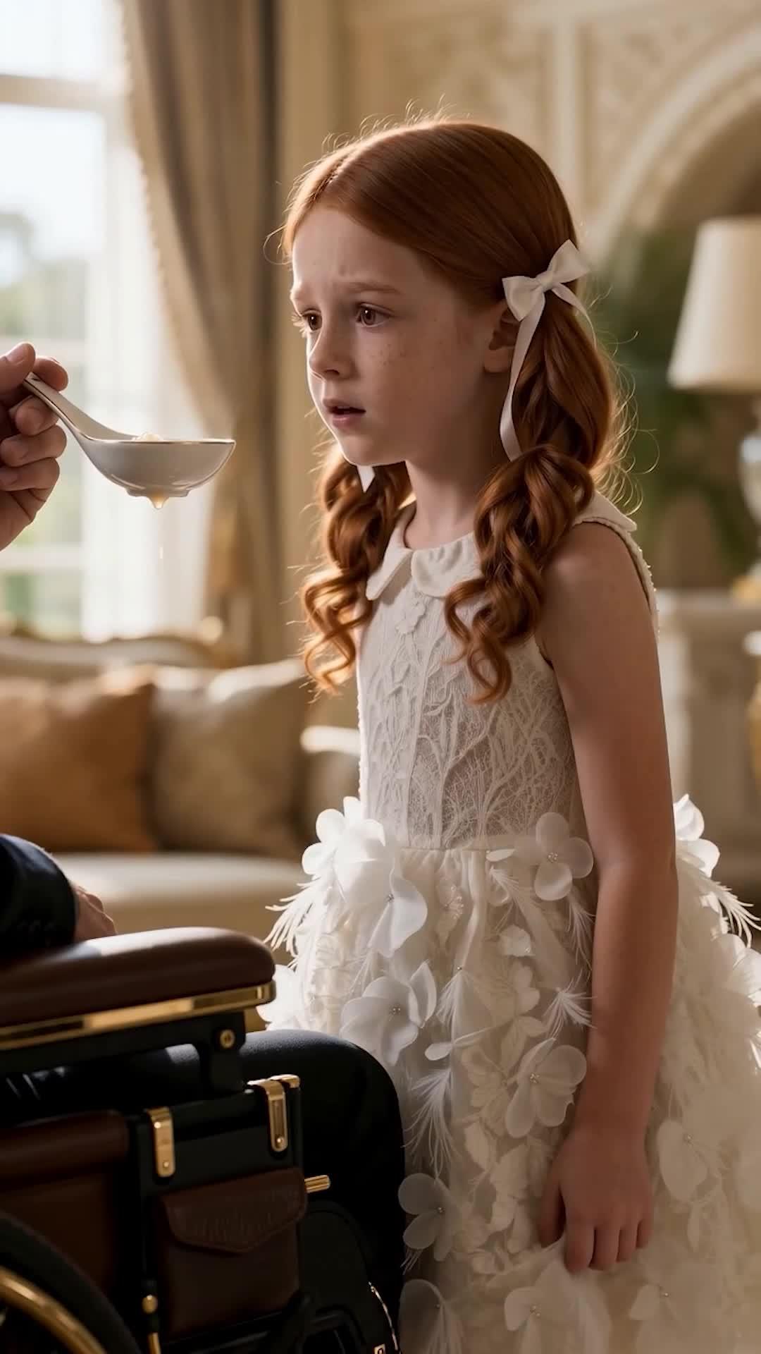 Daddy, catch your little goddess！