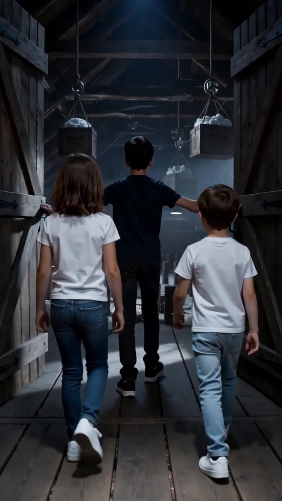 Three Kids vs Four Spies