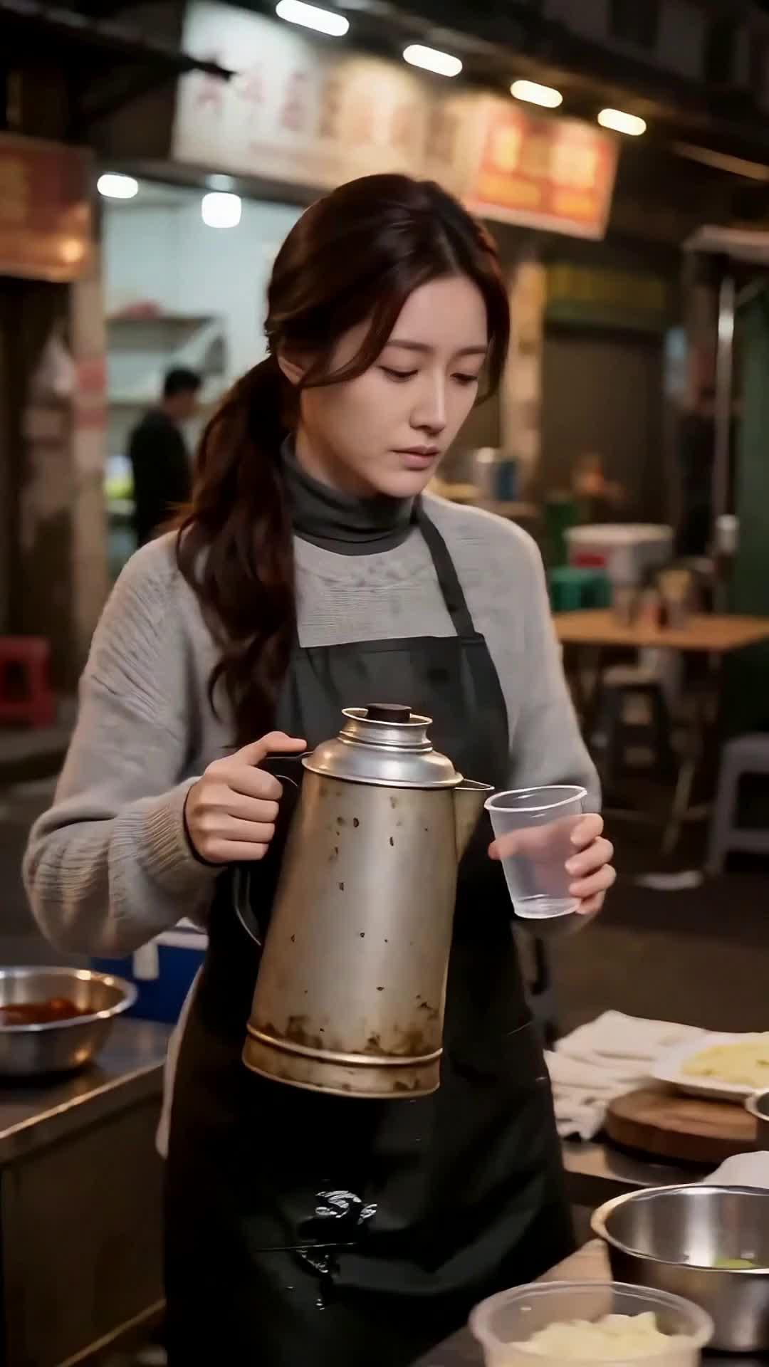 Widow at the Night Market