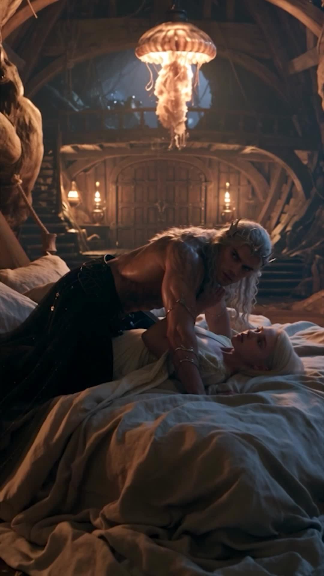 The Kiss That Breaks the Dark Deep