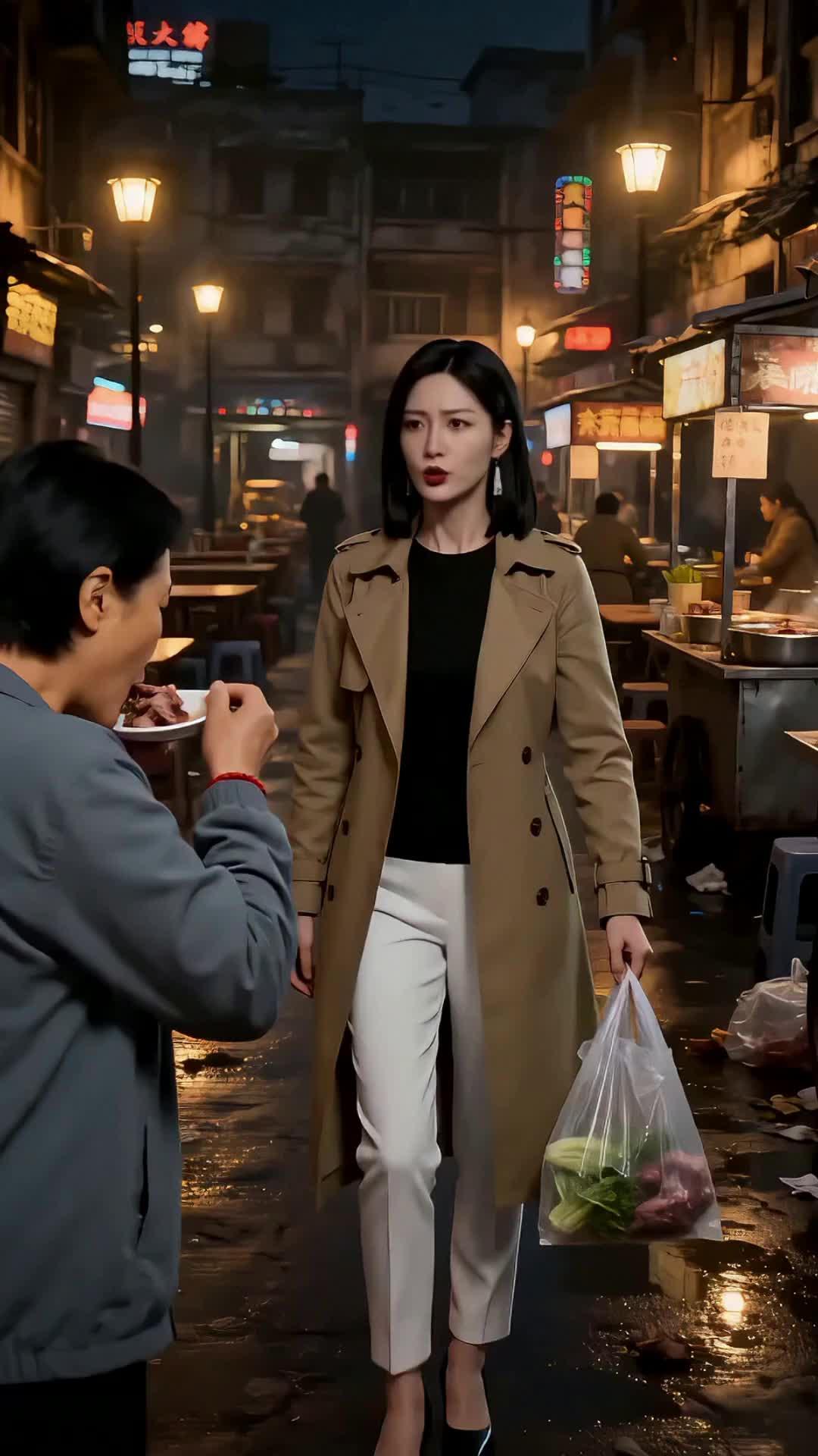 Widow at the Night Market