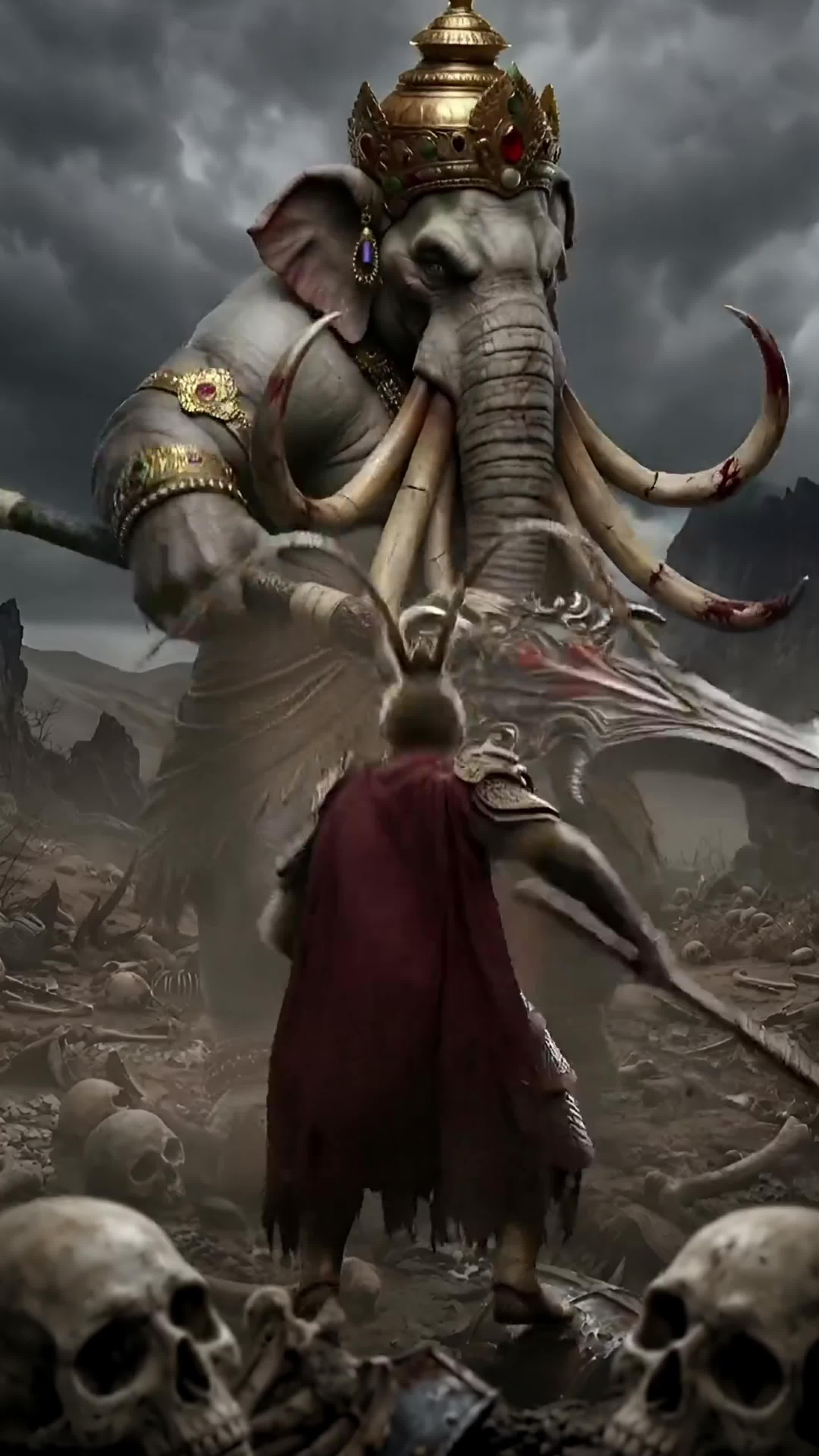El Rey Mono desafió tres bestias