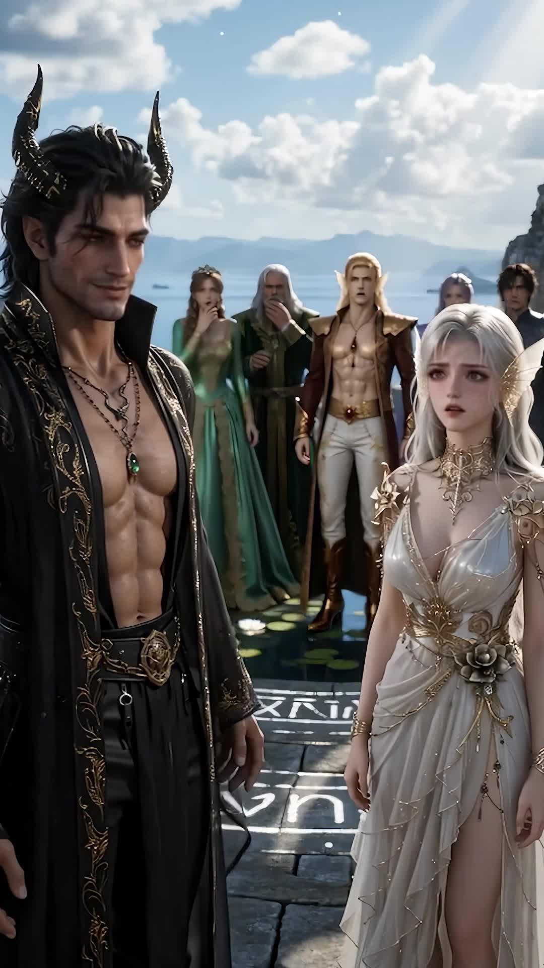 The Serpent King and His Mermaid Queen
