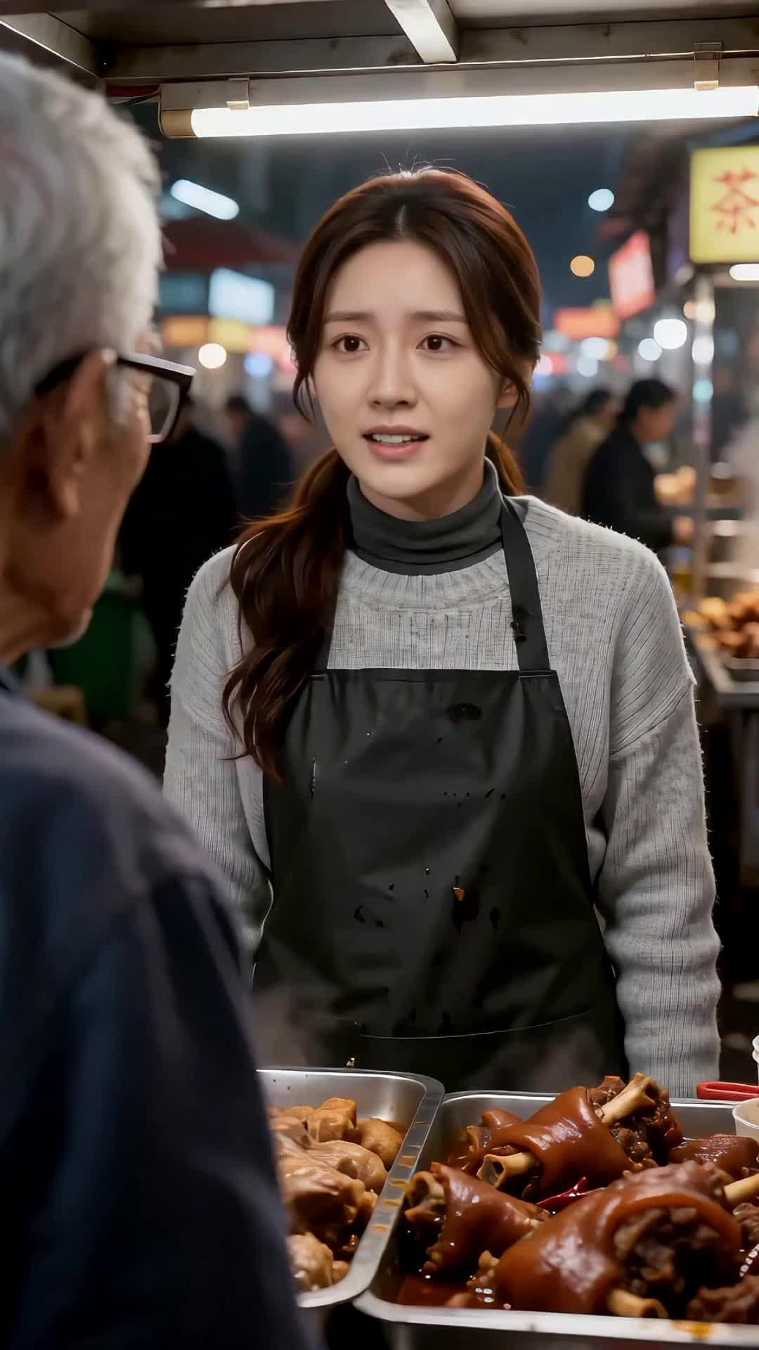 Widow at the Night Market