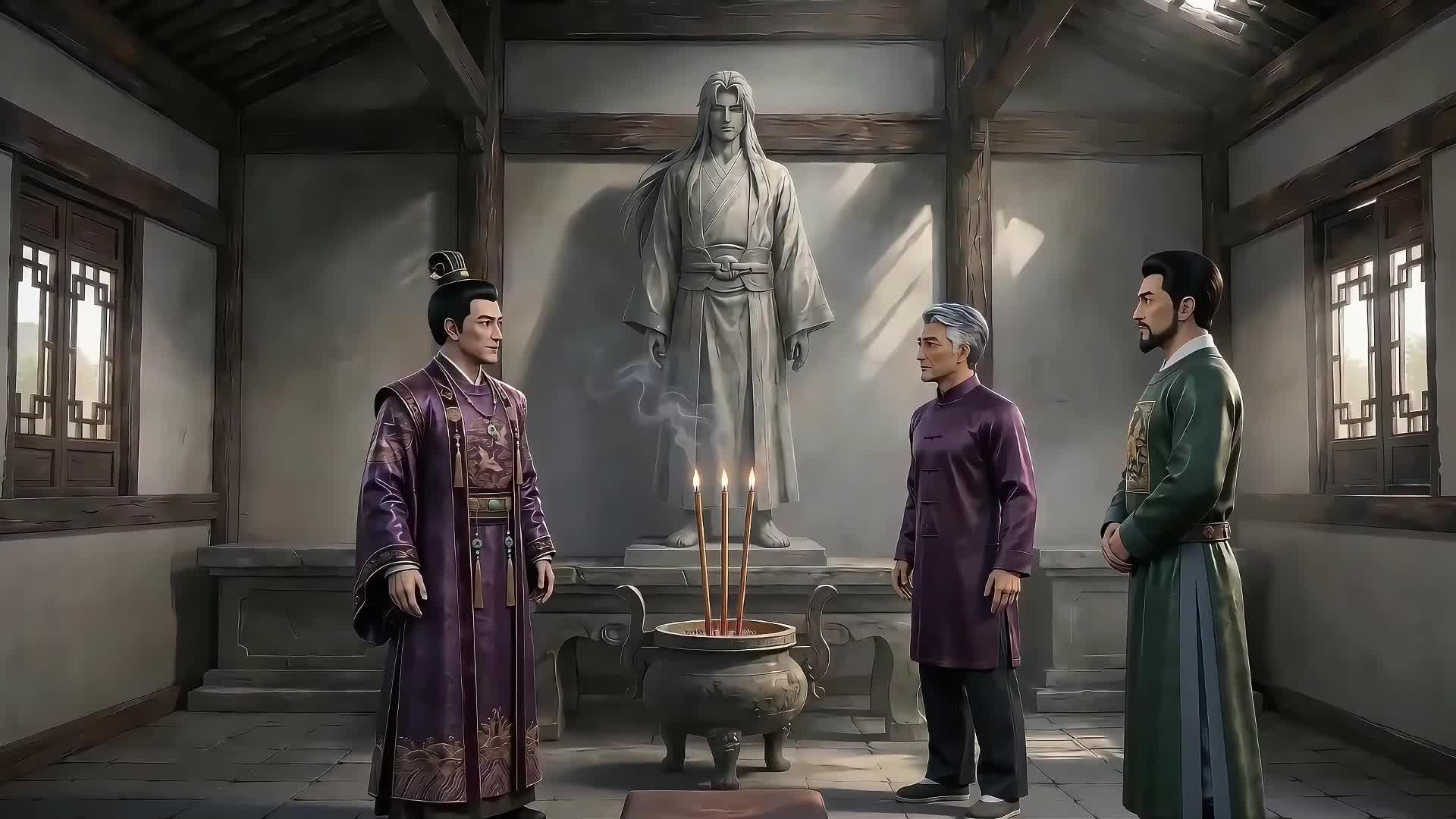 Cracked Statue Becomes a God