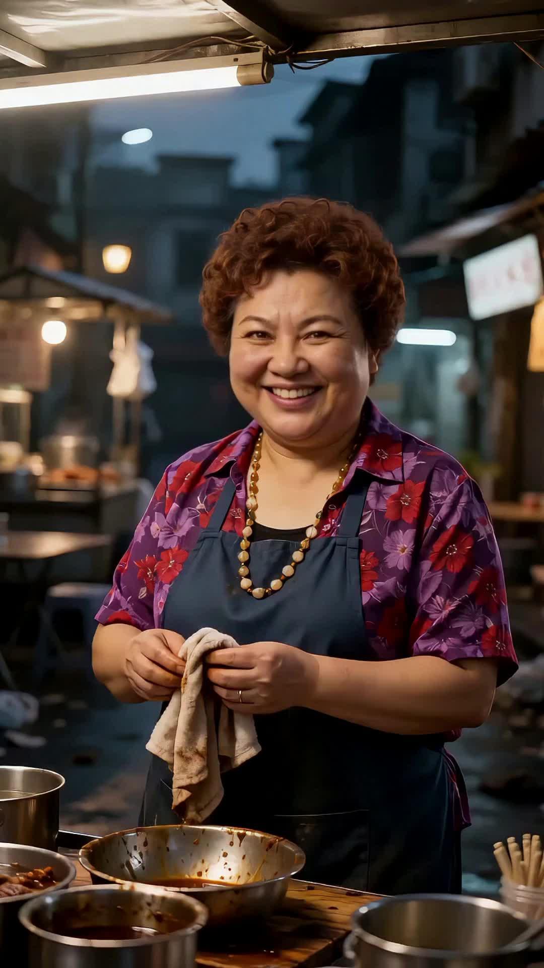 Widow at the Night Market