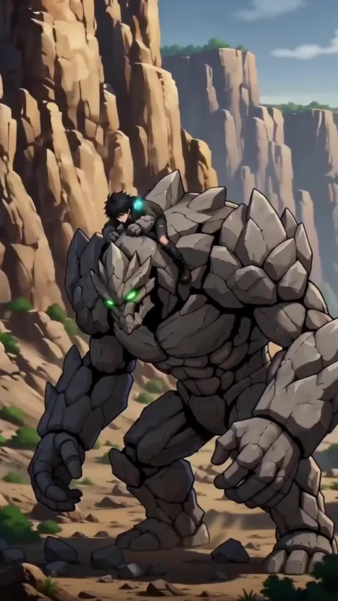 He Gains Power Simply by Eating
