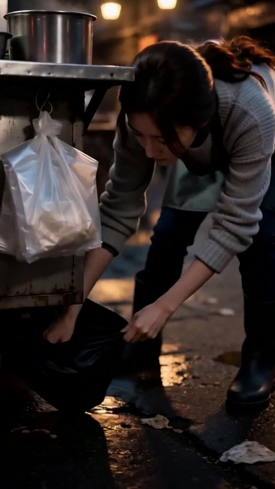 Widow at the Night Market