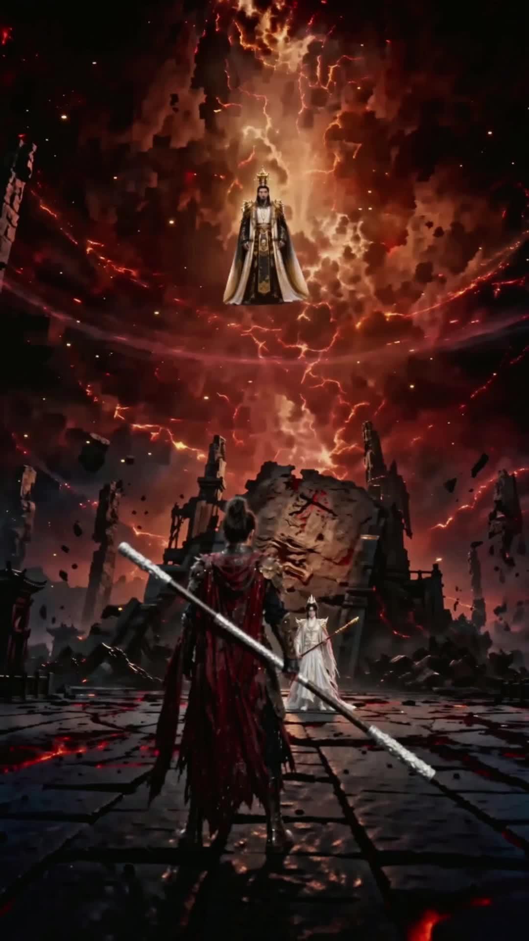Der Stab gegen den Himmel