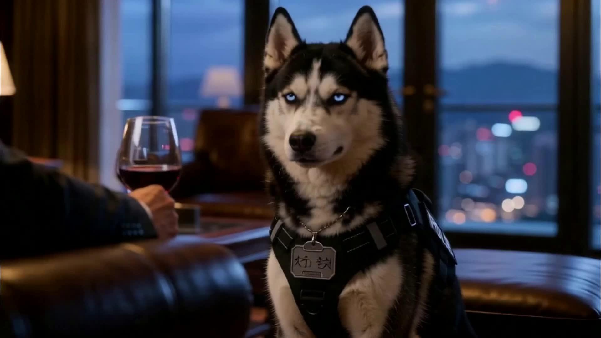 This Husky Is A Detective!