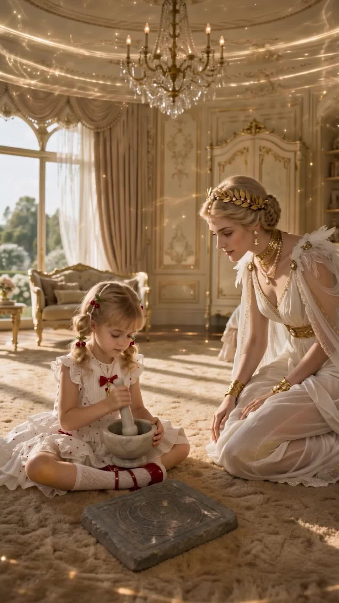 Daddy, catch your little goddess！