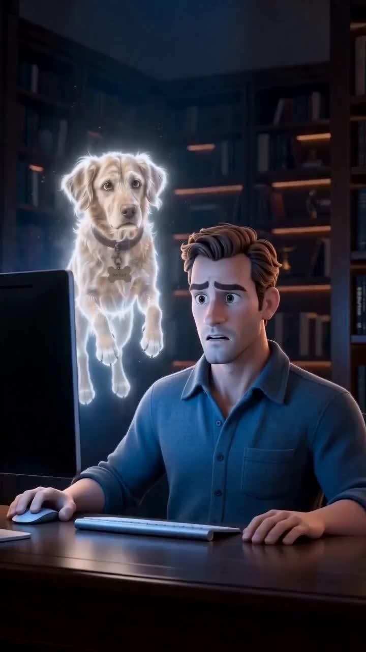 (Synchro) Mann und Hund