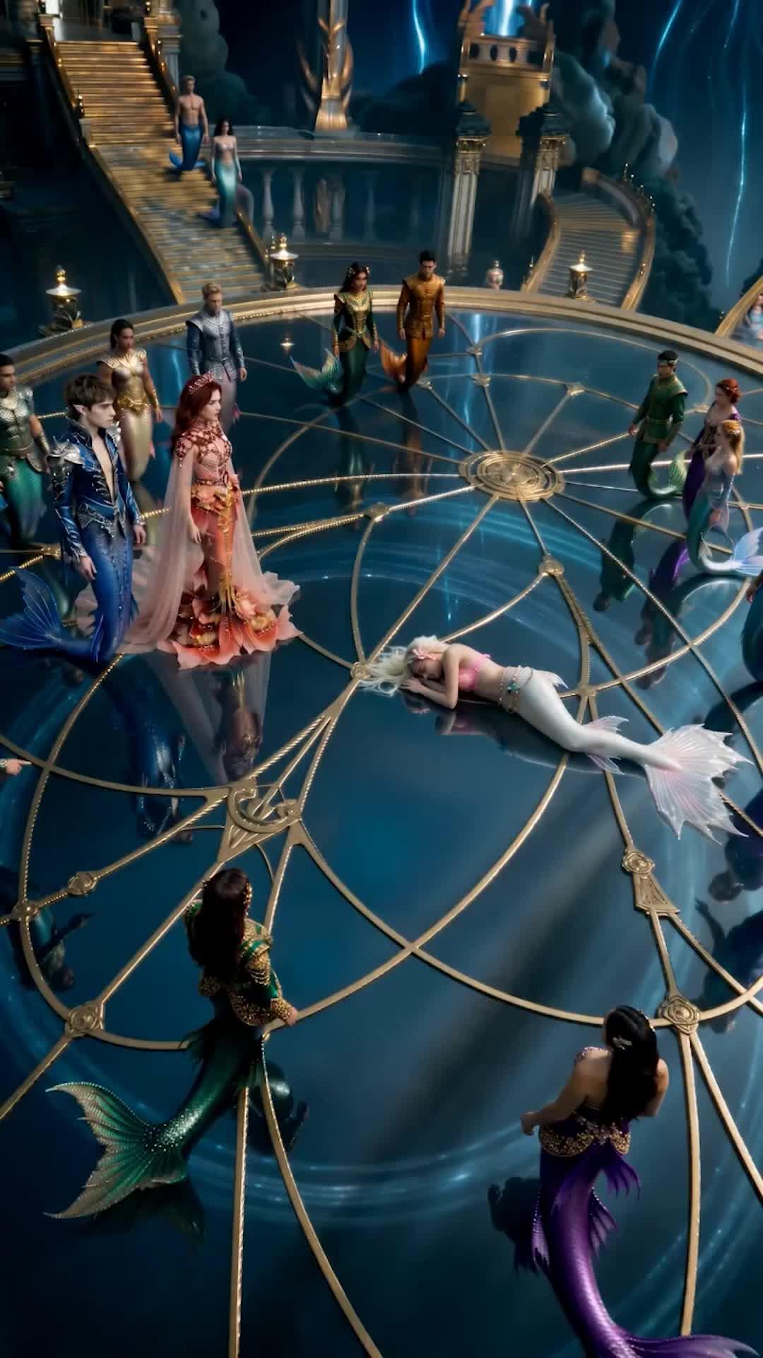 Pequeña sirena de papá