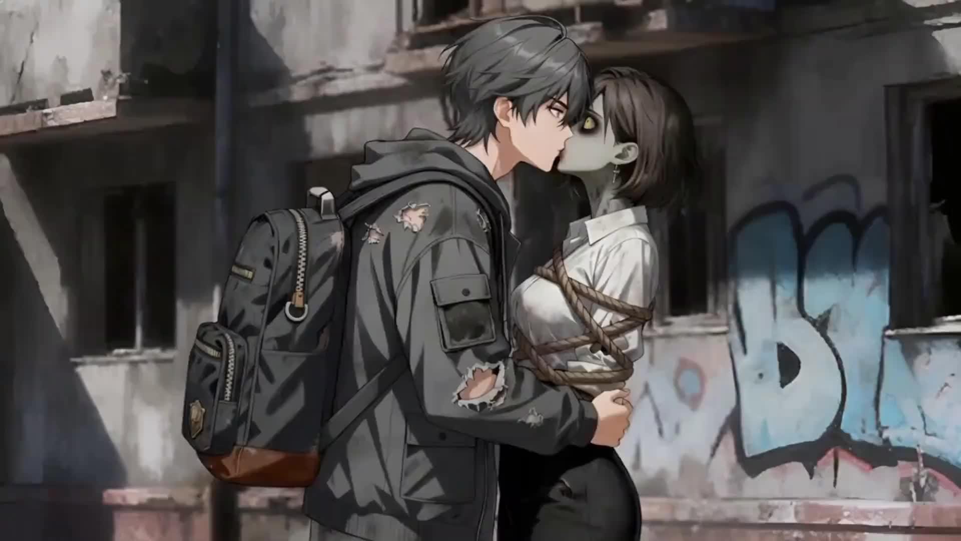 (Doblado) ¿Tengo que enamorar a una zombi?