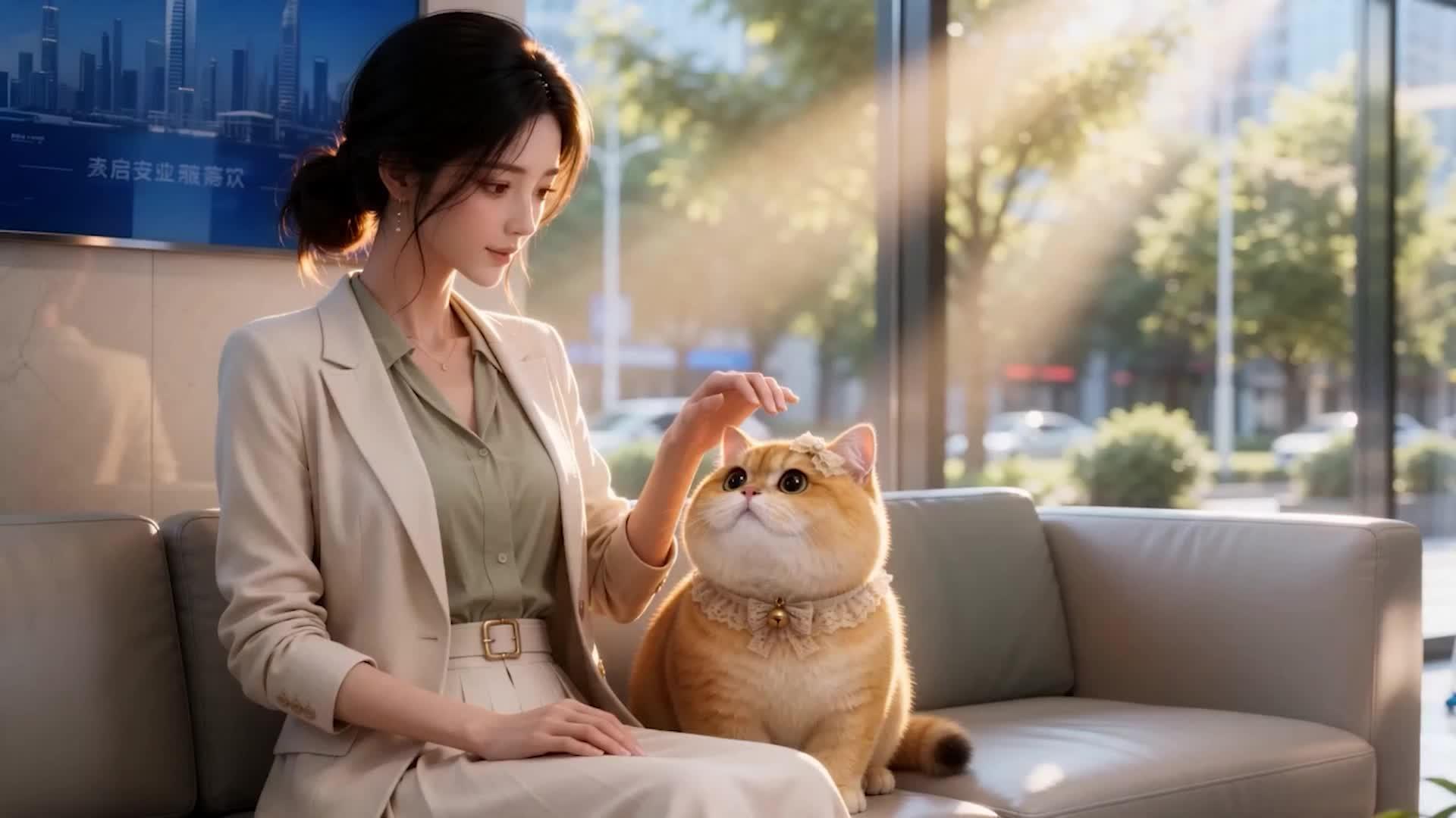 DIVORCÉE, GUIDÉE PAR UN CHAT