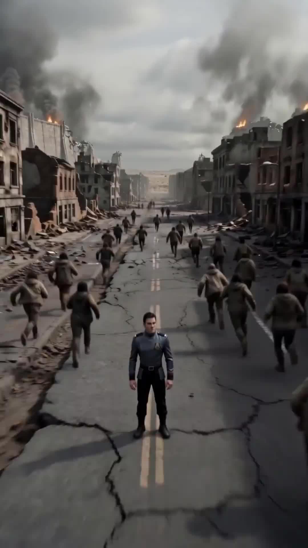 El Rey Zombi despertado en la arena