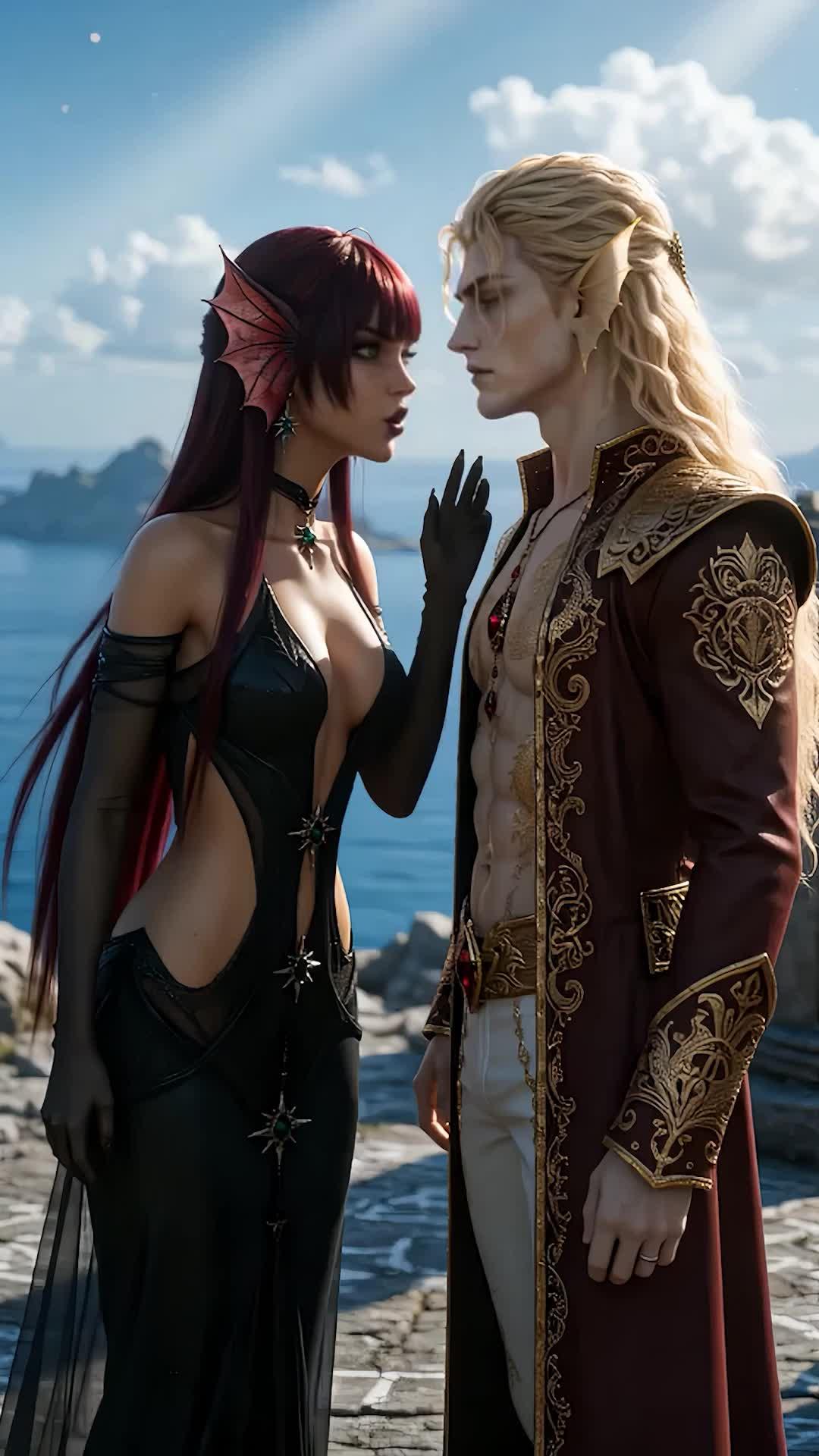 The Serpent King and His Mermaid Queen