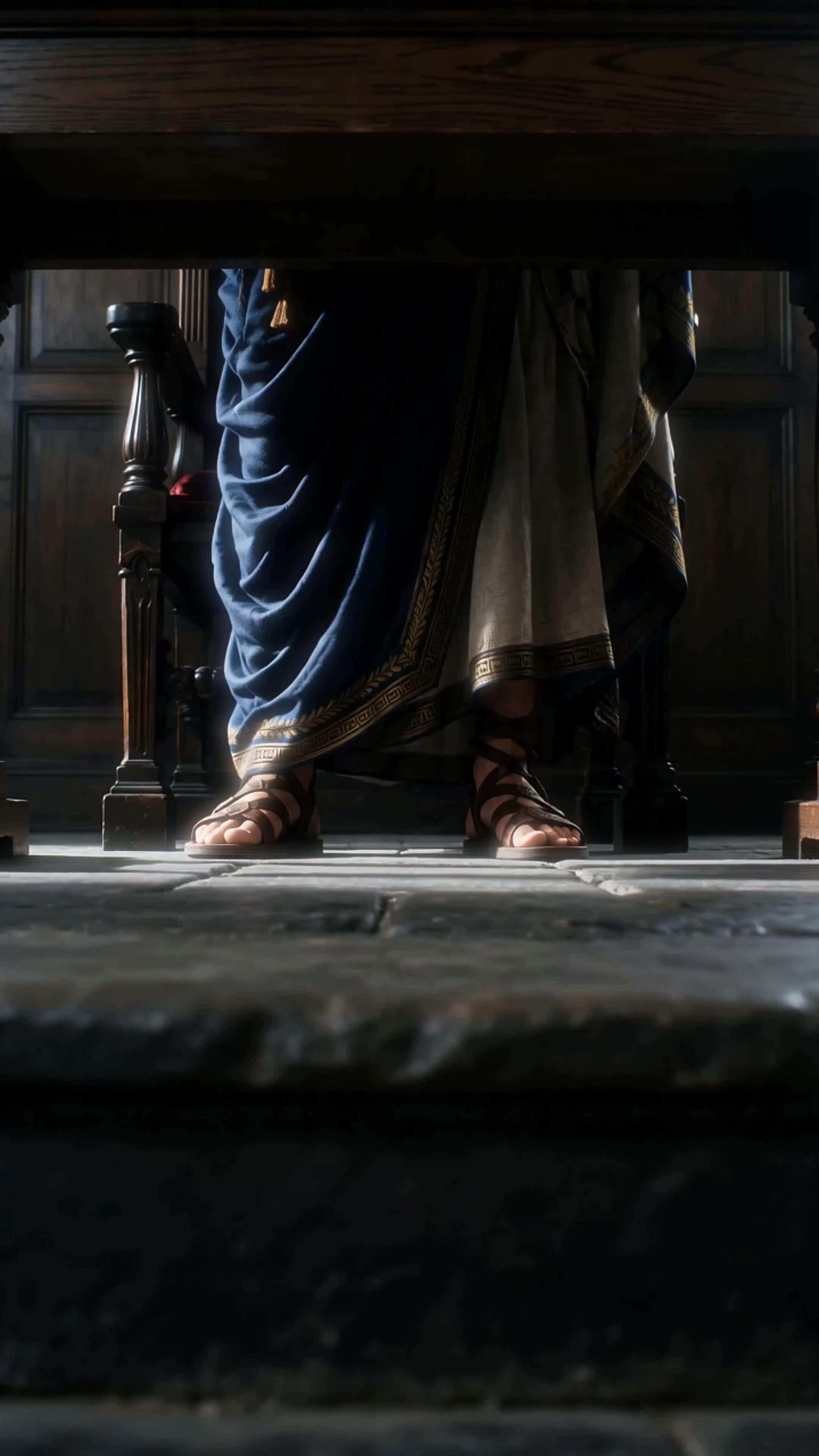 I Ran from the Divine King with His Child