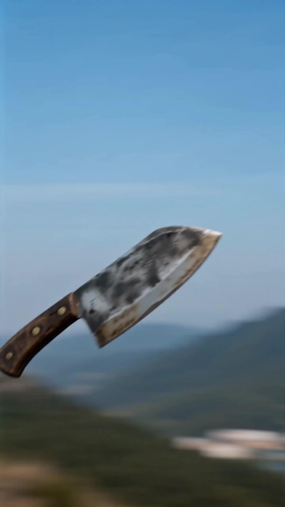 Schutzengel mit Schlachtermesser