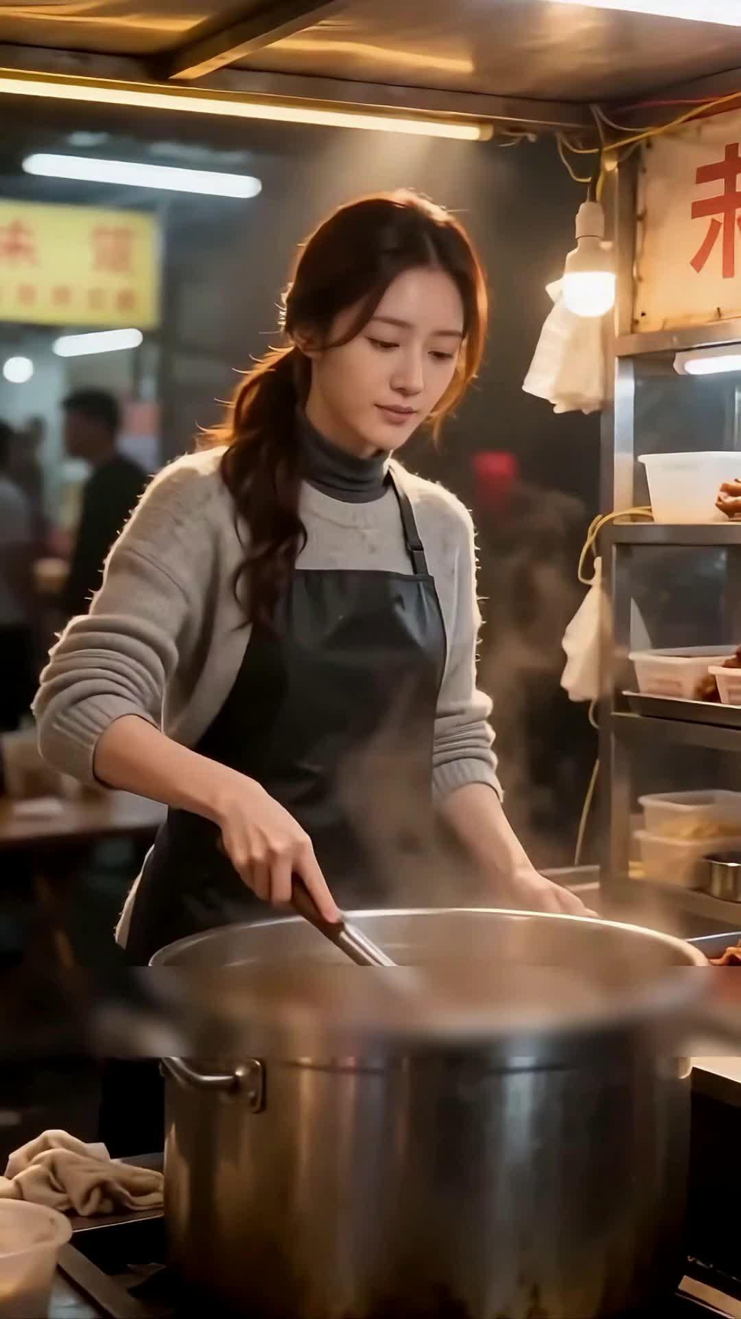 Widow at the Night Market