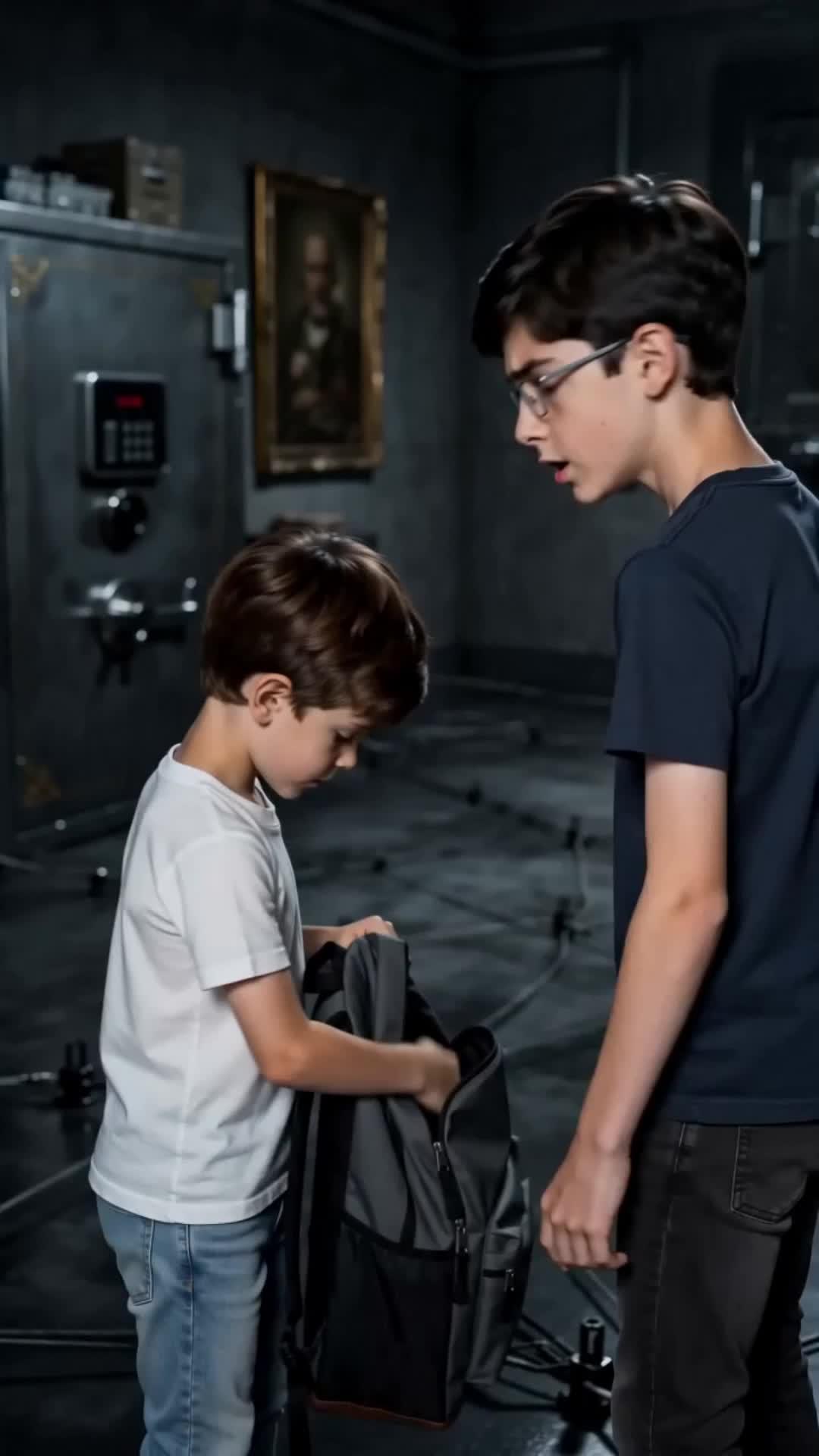 Three Kids vs Four Spies