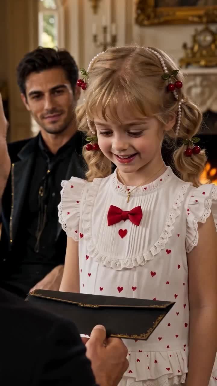 Daddy, catch your little goddess！