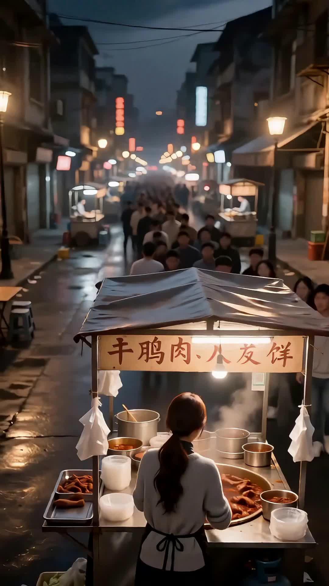 Widow at the Night Market