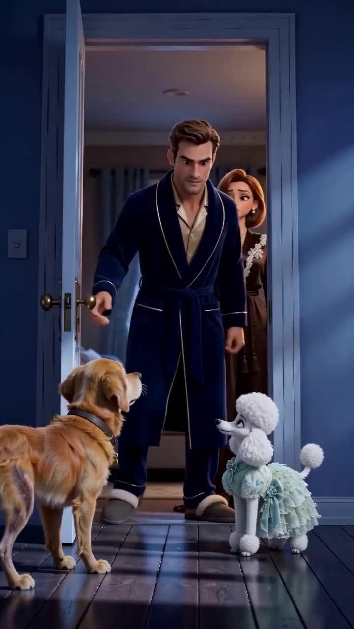 (Synchro) Mann und Hund