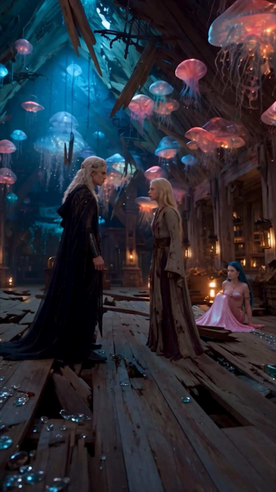 The Kiss That Breaks the Dark Deep