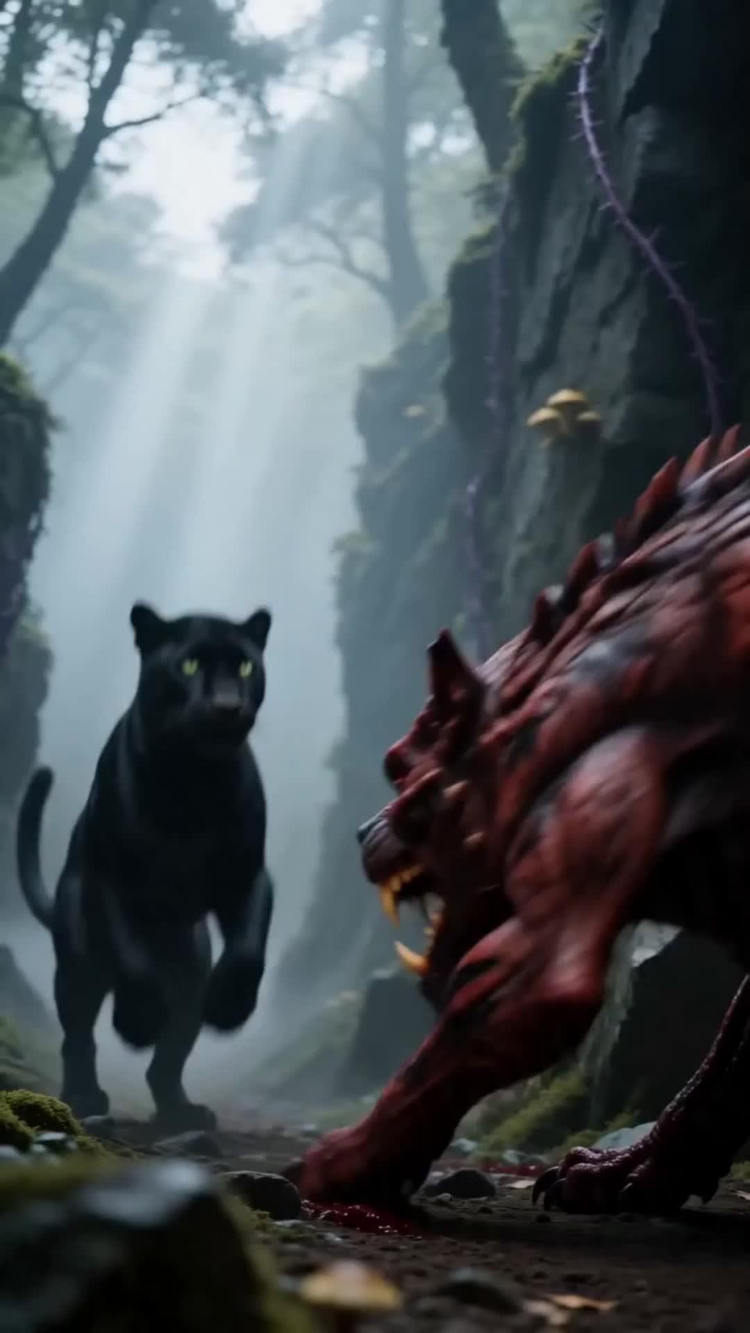The Leopard's Forbidden Love with Fox