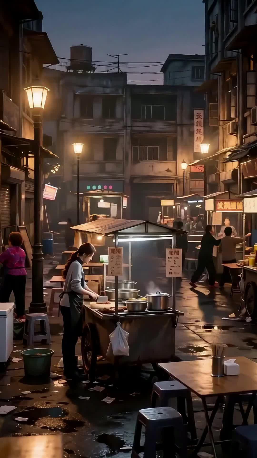 Widow at the Night Market