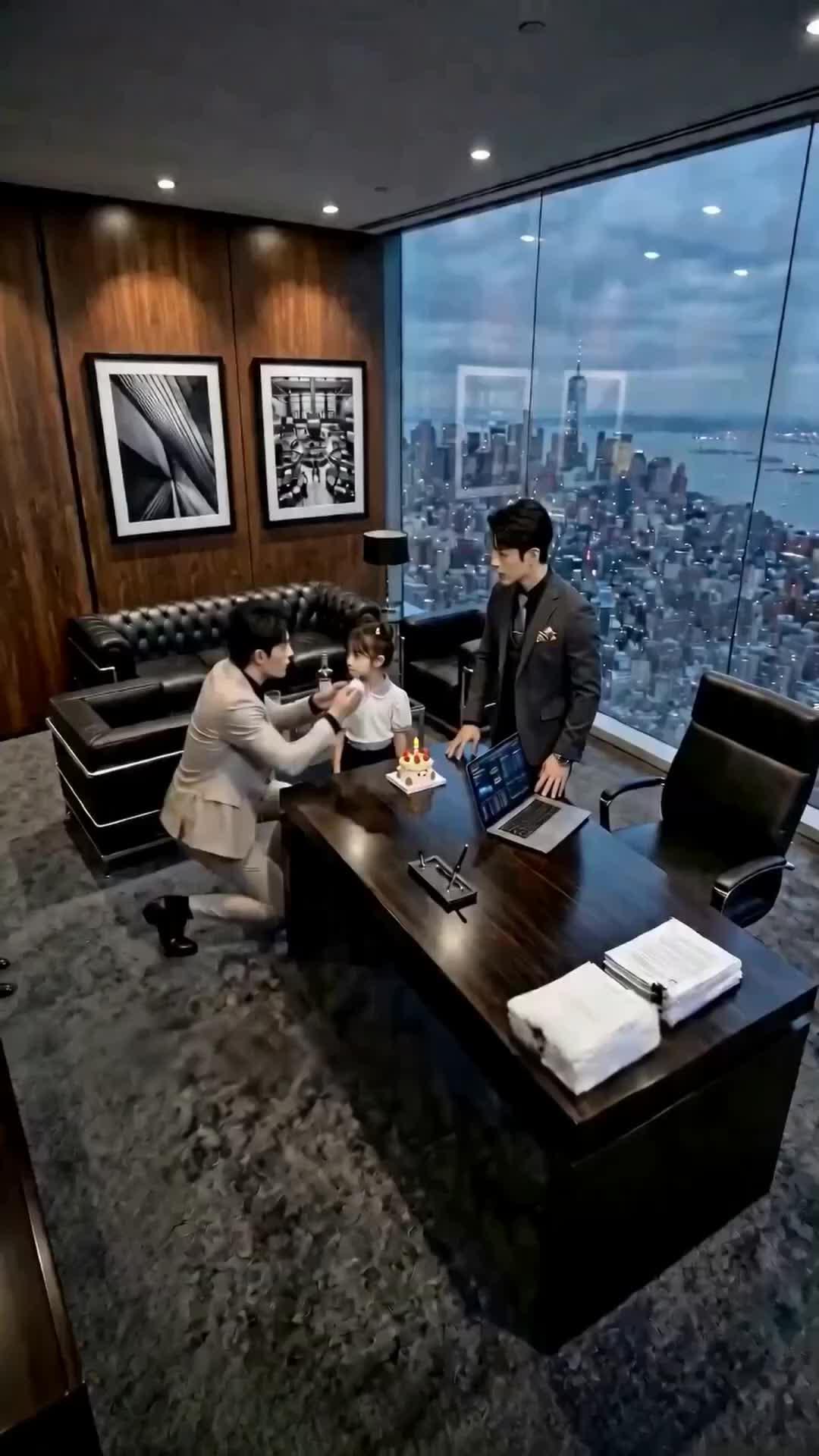 Papa? Der CEO erstarrte